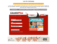 Tablet Screenshot of lionairplus.com